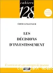 Les décisions d'investissement