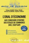 L'oral d'économie aux concours d'entrée des écoles de commerce (HEC, ESCP-EAP)