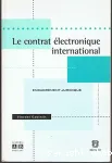 Le contrat électronique international