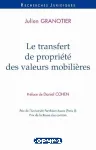 Le transfert de propriété des valeurs mobilières