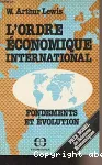 L'ordre économique international