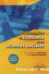 Dictionnaire d'économie et de sciences sociales; Rodolphe Blaise, E'ric Maurus, Valérie Camous-Gazanhes... [et al.]