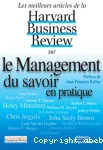 Le management du savoir en pratique