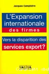 L'expansion internationale des firmes