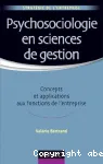 Psychosociologie en sciences de gestion