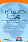 De la conception à l'usage