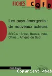 Les pays émergents, de nouveaux acteurs