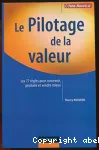 Le pilotage de la valeur