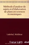 Me�thode d'analyse de sujets et d'e�laboration de plans en sciences e�conomiques