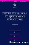 Dette exte�rieure et ajustement structurel