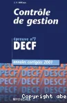 Contro‚le de gestion