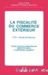 La fiscalite� du commerce exte�rieur