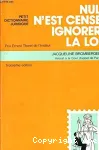 Nul n'est censé ignorer la loi