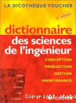 Dictionnaire des sciences de l'ingénieur