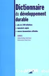 Dictionnaire du développement durable