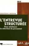 L'entrevue structurée