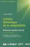 Lexique thématique de la comptabilité