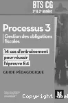 Processus 3, gestion des obligations fiscales