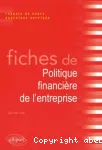 Fiches de politique financière de l'entreprise