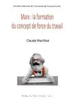 Marx, la formation du concept de force du travail