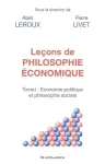 Leçons de philosophie économique