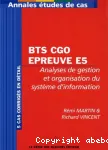 Analyse de gestion et organisation du systéme d'information